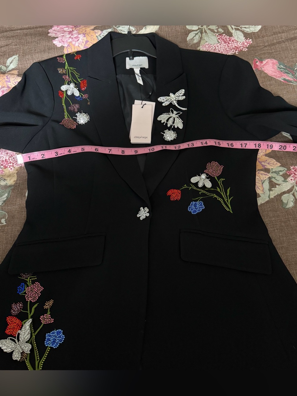 Cinq a Sept Whispering Vines Blazer - Picture 8 of 10